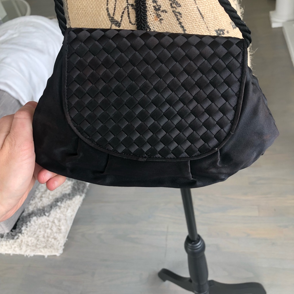 Bottega Veneta Woven Satin Bag